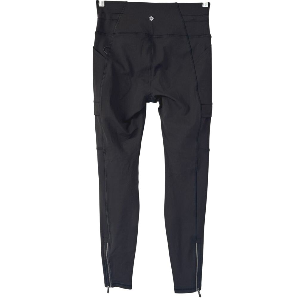 Athleta Rainier High Rise Cargo Legging Size Small in Black *411198 *EUC - Picture 4 of 11